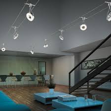 Paulmann urail system led spot pipe 1x3,5w gu10 chrom matt/chrom 230v metall, led schienensystem paulmann. Seilsystem Mit Led Technik