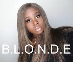 A silver color ombré brightens the look of women with dark skin while adding some contrast. 22 Ways To Style Blonde Hair On Dark Skin
