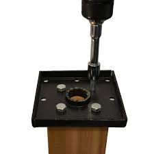 Cast aluminum 4x4 wood post standoff anchor | 4x4 wood fence post anchor base thick steel black powder coated wood screws new. Titan Wood Post Anchor Kit 4x4 4x6 6x6 8x8 Decksgo