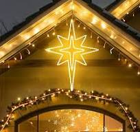 Amazon.com: HeliosRibbon 43-inch Large Bethlehem Star Led ...