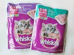 Whiskas Pouch Junior Cat Kitten Wet Food From Real Fish Tuna Mackerel Flavor Ad Cat Kitten Wet Healthy Cat Food Brands Healthy Cat Food Wet Cat Food