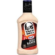 Kraft Spicy Ranch 15 8 Fl Oz Walmart Com Spicy Ranch Dressing Taco Bell Taco Bell Recipes