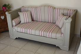 Lit Rouleau Patine Decoration Meuble Lit Bois Mobilier De Salon