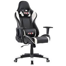 Xpelkys Gaming Office Chair Computer Desk Chair Racing Style High Back Pu Leather Chair Executive And Ergono Leather Chair Pu Leather Chair Computer Desk Chair
