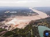 黄河のダム、増水で高水位続く 中国河南省