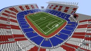 Minecraft Megabuild Estadio Vicente Calderon Atletico De Madrid Download Official Youtube