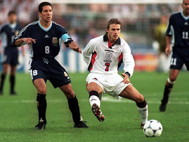 What Happened to David Beckham During the England vs. Argentina World Cup Match in 1998?