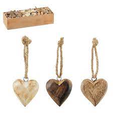 Dekoration mit ausgeblasenen ostereiern schreibt welcher beistelltisch gefällt ihnen besser? Deko Herzen Holz Zum Hangen Mit Juteschnur Kleines Geschenk