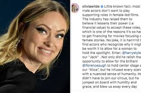 Olivia wilde reacts to hilarious movie pitch involving boyfriend harry styles olivia wilde saw evan ross katz's instagram post about a cinematic universe where it's harry styles and allison. Olivia Wilde S Praise Of Harry Styles Has Sparked A Debate About Standards Men Are Held To