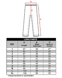 Size Charts Spennergy Sports