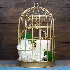 Gold Bird Cage Candle Holder Shabby Chic Decor Antique Gold Bird Cage Gold Candle Holder Gold Wedding Gift Cards Box Alte Wedding Gift Card Box Card Box Wedding Gold Card Box Wedding