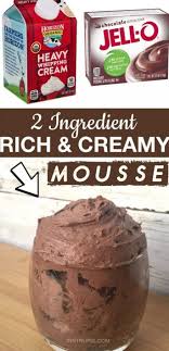 The Easiest Best Mousse You Will Ever Make 2 Ingredients Healthydessert Healthydessertideas Desserthe In 2020 Dessert Recipes Easy Mousse Recipes Dessert Recipes