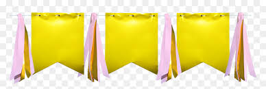 Banderin Oro Con Cintas Hd Png Download Vhv