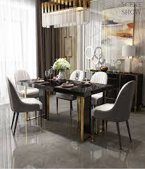 Claire rectangular marble dining table. Artificial Korean Italian Dubai Black Rectangle Luxury 6 8 10 12 Seater Marble Top Dining Table Sets Table Defaico Furniture Company Limited