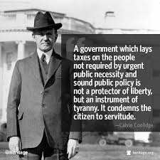 Inspirational Quote of the Day: Calvin Coolidge on Tyranny ... via Relatably.com