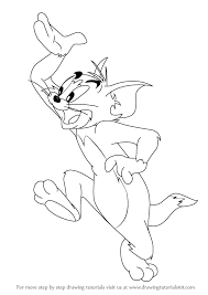 Learn How to Draw Tom from Tom and Jerry (Tom and Jerry) Step by Step :  Drawing Tutorials