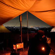 三重県一の夜景を望む尾高高原キャンプ場でおしゃれキャンプを満喫 キャンプ キャンプ場 夜景