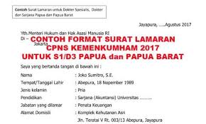 Apakah format surat lamaran cpns tulis tangan atau ketik? Contoh Surat Lamaran Kerja Di Bank Papua Tanggal Sarjana Tanda