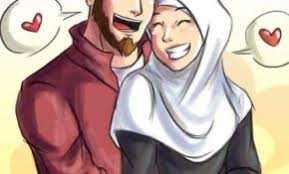 Yeobo sendiri punya arti sama dengan honey. Gambar Kartun Muslim Romantis With 417x555 Resolution