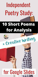 Poetry Study 10 Short Poems For Analysis Creative Writing On Google Drive In 2020 Creative Writing Short Poems Teaching Poetry