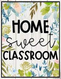Download Farmhouse Floral Home Sweet Classroom Poster By Cursive And Crayons Teachers Pay Teachers Home Sweet Classroom Classroom Posters Home Sweet Classroom Sign