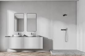 Piccolo mobile bagno caratterizzato da base con quattro cassetti immagini di un mobile bagno esclusivo, doppio lavello, realizzato in palissandro laccato trasparente lucido ed impreziosito da cornici in ottone cromato lucido. Arredo Bagno 5 Tendenze Da Seguire