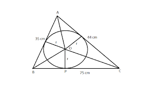 Maybe you would like to learn more about one of these? What Is The Radius Of The Circle Inscribed In A Triangle Having Side Lengths 35 Cm 44 Cm And 75 Cm