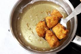 You can cook basic chicken nuggets in vegetable oil. Chicken Nuggets Fried Baked Air Fryer Swasthi S Recipes
