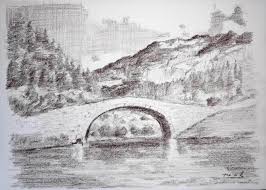 Dibujos A Lapiz De Paisajes 9 Carboncillo Paisaje Paisaje A Lapiz Paisajes Dibujos