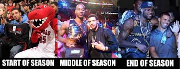 Nba Memes Drake Literally Starting From The Bottom Credit Toronto Raptors Memes Facebook