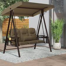 Bit.ly/2tdtcai find templates for the porch swing here replace the old damaged fabric on your swing's canopy with premium outdoor fabric from sailrite®. Marquette Canopy Swing 50 Outdoor Swing Cushions With Backs You Ll Love In 2020 Ffm Mmf Soft Swing Reihanhijab