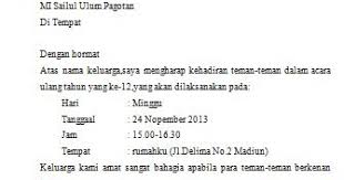 Tidak hanya untuk pribadi, undangan non formal juga bisa digunakan organisasi atau kelompok tertentu. 5700 Contoh Surat Undangan Ulang Tahun Nenek Gratis Terbaru Contoh Undangan