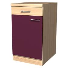 Flex Well Sofia Unterschrank 57 X 50 X 85 Cm Dekor Front Akazie Aubergine Bauhaus