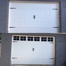 Faux Garage Door Windows Faux Garage Door Windows Garage Doors Garage Door Makeover