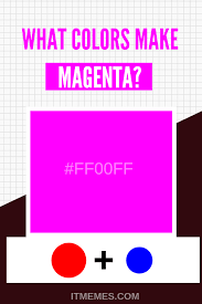 #ba7da0 #ec8ea5 #ffc59c #fff0c7 #d4d3b2 relaxing spa #182f67 #cc2d82 #faba0a #2e788f proactive always #473f72 #d33774 #d2d73f #018ea0 saturdays; What Colors Make Magenta It Memes