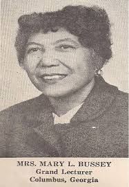 Mary Lee (Hall) Bussey-In Honor of Women History Month December 4,  1904-March 19, 2002 Mary Lee (Hall) Bussey was born in Georgia to Charlie  Washington and Sadie (Williamson) Hall of Hazlehurst, Georgia.