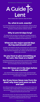For many christians, that doesn't mean abstaining from food completely: Guide To Lent