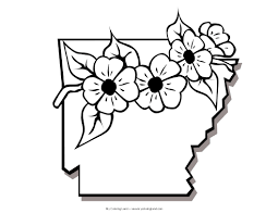 These full page classroom or homeschool printables are just what you need for a united states of america geography studies resource. Flower My Coloring Land