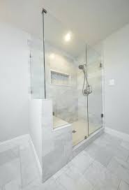 Bathroom Shower Tile Ideas Pictures Love This Extra Large White Marble Master Shower With Built In Bathroom Remodel Cost Bathroom Remodel Shower Shower Remodel
