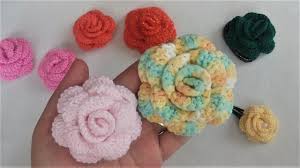 Tig Isi Gul Yapimi Orgu Gul Yapilisi Crochet Flower Tig Isleri Krose Tig Isi Cicekler