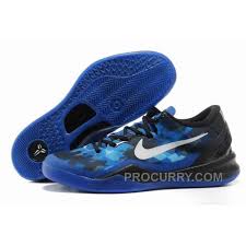854 215535 Nike Zoom Kobe 8 Shoes Mesh Blue Black Grey For Sale