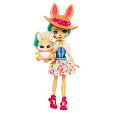 Enchantimals Garden Magic Doll Set Toys For Girls Monster High Dolls Fluffy Bunny
