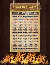 Pulled away in the final laps sunday at phoenix raceway for his first nascar cup series victory of the season and 28th overall. Top Nascar Cup Series Champions Poster