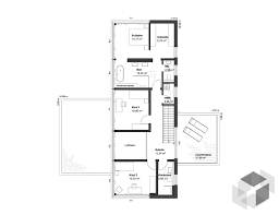 hausbau kickstart in 7 tagen zum hausbauprofi haus grundriss schmales haus flachdach schmales haus grundrisse