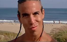 The Christmas tree coke dealer with Mel Gibson in Lethal Weapon is Blackie  Dammett. Formerly John Keidis, Anthony of RHCP's Dad.