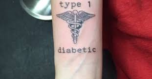 I have been living with type 1 diabetes since i was first diagnosed in 1994. Wrist Tattoo Saying Diabetic Type 1 Together With A