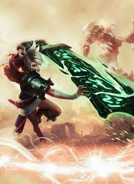 League Of Legends Riven Spirit blossom riven lol league of legends video game splash art. league of legends riven