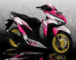 Rp 10.250.000 2014 dijual 1 buah sepeda motor honda vario techno 125 thn 2014. Jual Stiker Decal Vario New 125 150 2018 Hello Kitty Di Lapak Mahes Decal Sticker Bukalapak