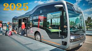 Mercedes Benz Future Bus 2025 Autonomous Truck Logistic Vehicles Bus Mercedes Benz Mercedes