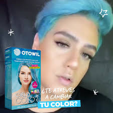 ¿Te atreves a cambiar tu color? Te mostramos el paso a paso de esta super  transformación con cielo color celeste., ., #otowillatam #coloresotowil  #aceiteargan #peeloffmask #vivetupeloalmaximo ...